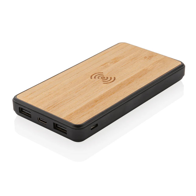 XD Collection RCS recycled plastic 8000mAh wireless powerbank for phones and tablets