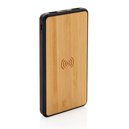 XD Collection RCS recycled plastic 8000mAh wireless powerbank for phones and tablets with USB-C charging port.