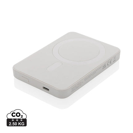 XD Collection Magnetix RCS recycled plastic 5000mAh magnetic powerbank for phones and tablets