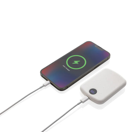 XD Collection MagBoost RCS recycled plastic 5000mAh magnetic powerbank for phones and tablets