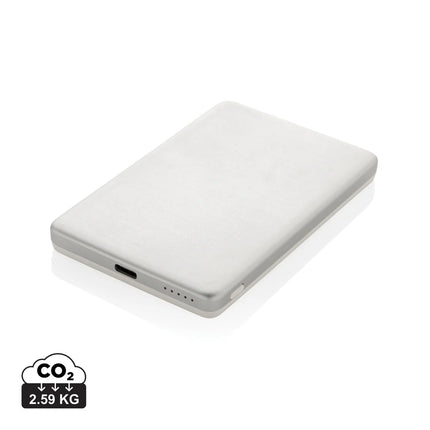 XD Collection Orion RCS recycled aluminum 5000mAh 5W magnetic powerbank for phones and tablets