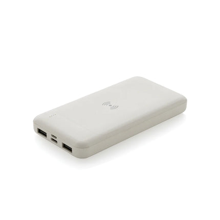 Wireless power bank from XD Collection made of recycled plastic