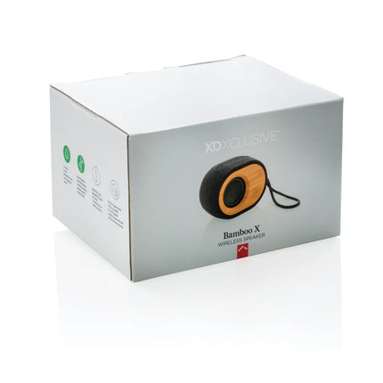  portable audio device with bamboo exterior