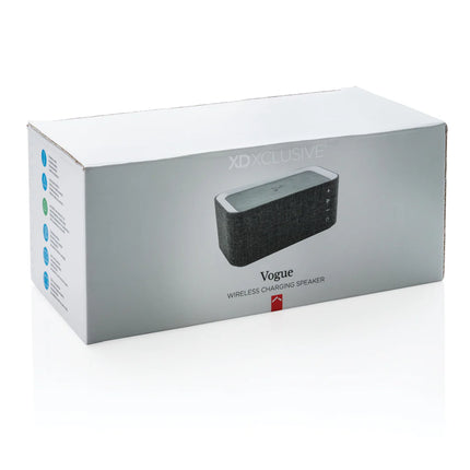  sleek portable audio device with built-in charging pad and modern design.