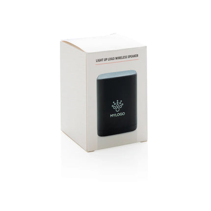  portable audio device with glowing light feature.