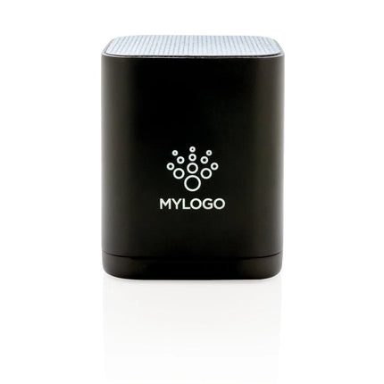  compact audio device with built-in lighting feature.