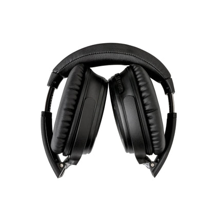  showing over-ear design with padded ear cups and sleek audio branding.