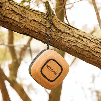  compact audio device with sleek design and built-in controls.