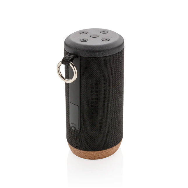 XD Xclusive Baia 10W wireless speaker with cork exterior