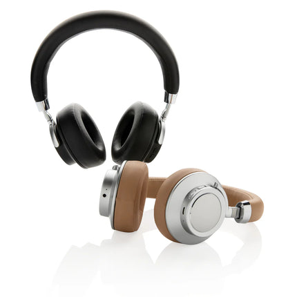 XD Xclusive Aria Wireless Comfort Headphones in black with padded ear cups and adjustable headband