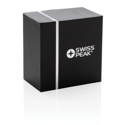 Swiss Peak 5W wireless bass speaker with sleek design