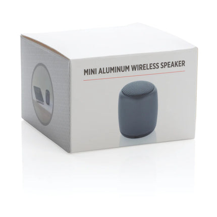 Mini aluminium wireless speaker from XD Collection