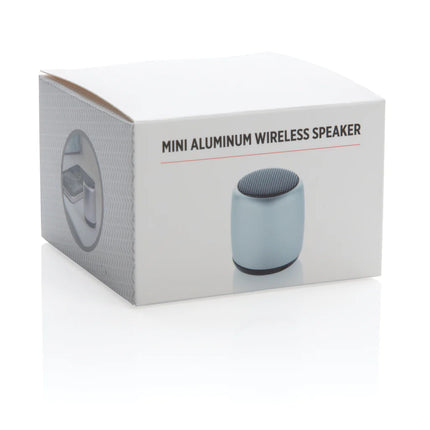 Mini aluminium wireless speaker from XD Collection