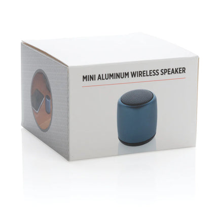  compact audio device with sleek design and portable build.