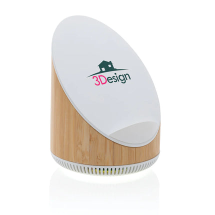  showcasing eco-friendly design and portable audio setup.