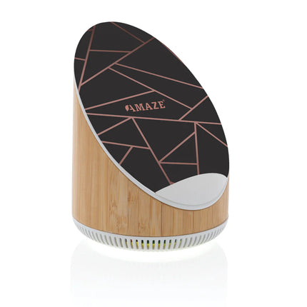  showcasing eco-friendly design and compact audio device