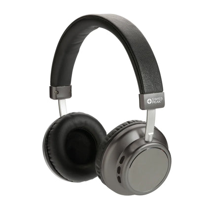  sleek black audio headphones with ear cups and headband