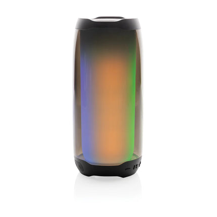  showcasing its compact design and durable build for outdoor audio.
