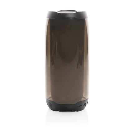 Recycled plastic XD Collection Lightboom 10W portable audio speaker with sleek design and built-in handle for easy carrying.