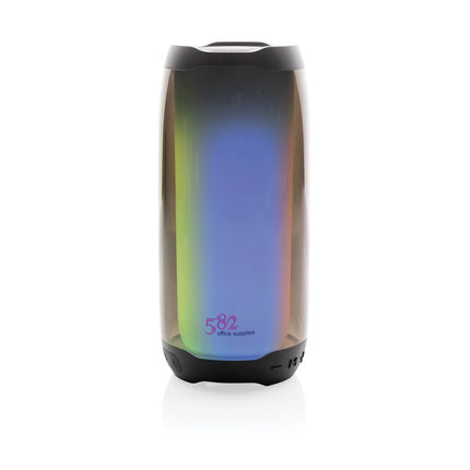 Recycled plastic XD Collection Lightboom 10W speaker for audio