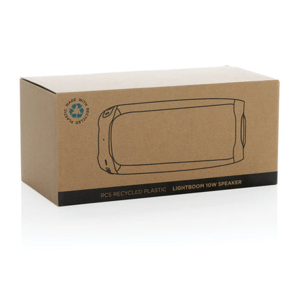XD Collection RCS recycled plastic Lightboom 10W speaker