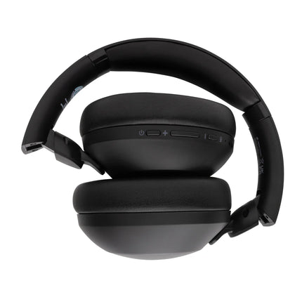 Urban Vitamin Cupertino RCS ANC headphones with sleek design and over-ear style for immersive audio experience.