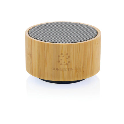XD Collection RCS recycled plastic and bamboo 3W wireless speaker