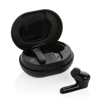 XD Collection RCS standard recycled plastic TWS earbuds