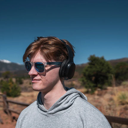 XD Collection RCS recycled plastic Elite foldable wireless headphones