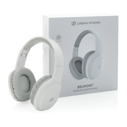  over-ear design with padded ear cups and adjustable headband.