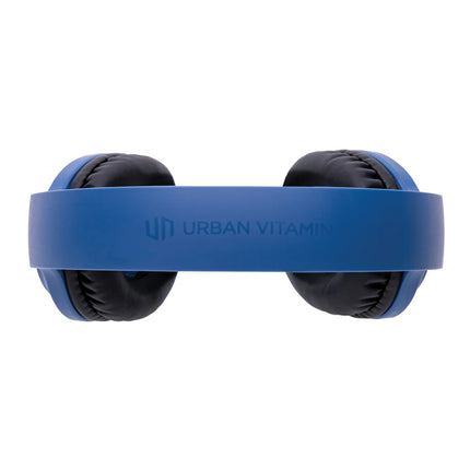 Urban Vitamin Belmont wireless headphone in black with cushioned ear cups and headband