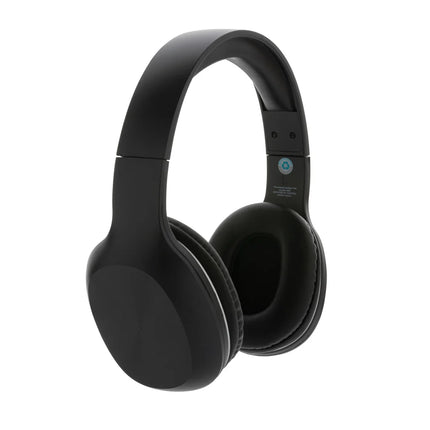  shown with sleek black design and ergonomic ear cushions.