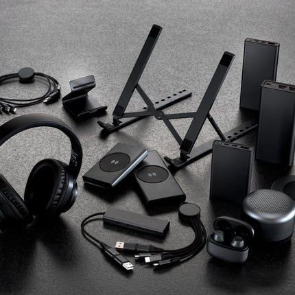  showing sleek black design and comfortable ear cups.