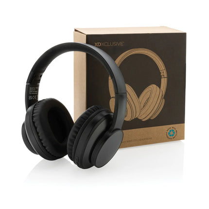 XD Xclusive Terra RCS recycled aluminium wireless headphones for premium audio