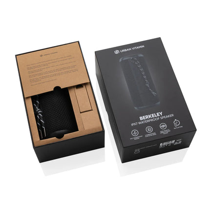 Urban Vitamin IPX7 waterproof 10W portable Bluetooth speaker with sleek design and durable build