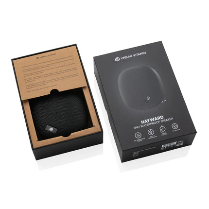Urban Vitamin IPX7 waterproof 5W portable speaker with durable design and built-in speaker grille