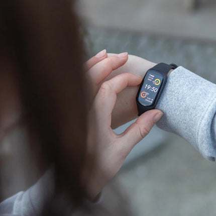 XD Collection RCS recycled TPU activity watch with 1.47-inch screen and heart rate monitor