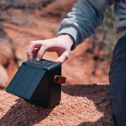 Skywave RCS recycled plastic solar speaker by XD Xclusive