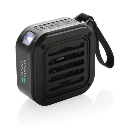  portable outdoor audio device with eco-friendly design