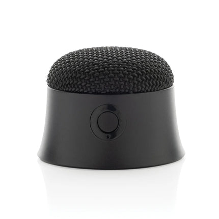  showing the compact audio speaker with black finish.