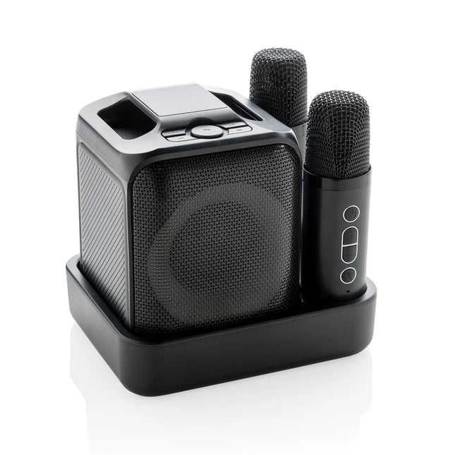  featuring colorful speakers and control panel.
