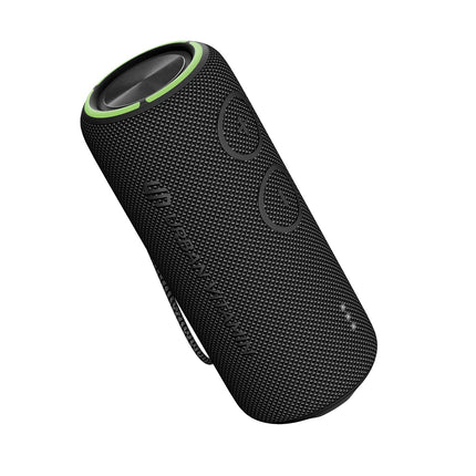  showing the compact black audio device.