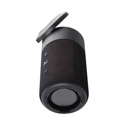  compact audio device with eco-friendly design and modern finish.
