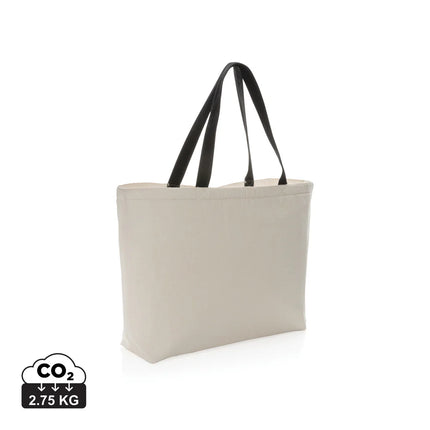 Large undyed 285 gsm canvas cooler tote bag from XD Collection