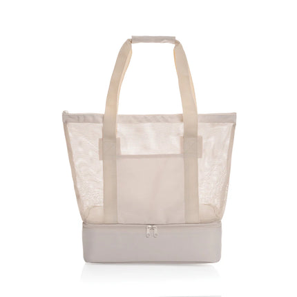 Outdoor Iqlo Aware™ RPET 2-in-1 cooler tote by XD Collection with insulated compartments and carrying handles