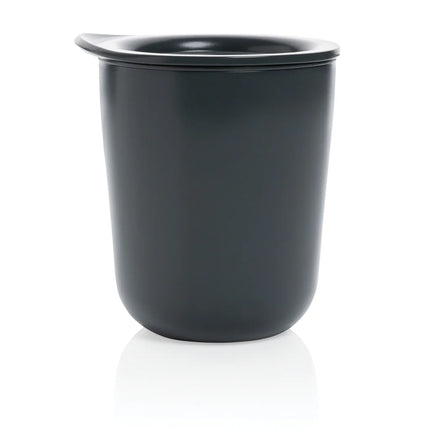  sleek drinkware with a modern design and insulated body for hot beverages.