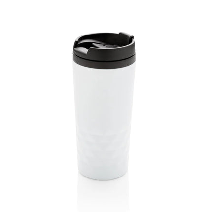  stylish drinkware with modern black and white pattern