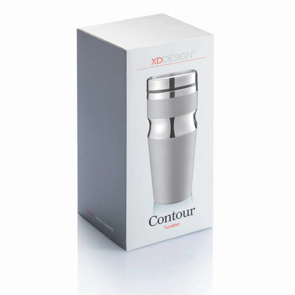 XD Design contour tumbler drinkware with ergonomic shape and sleek design