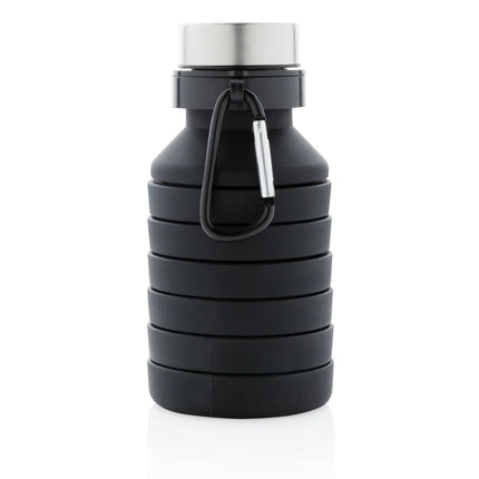 Leakproof collapsible silicone drinkware bottle with lid from XD Collection