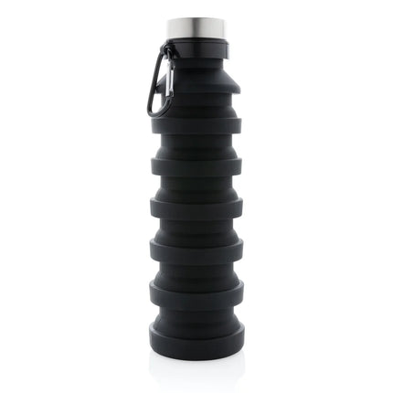 Leakproof collapsible silicone drinkware bottle with lid by XD Collection